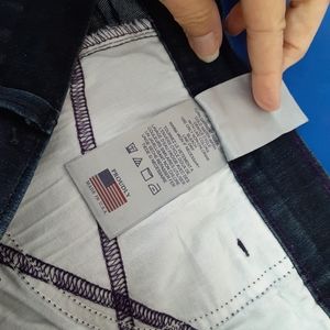 NYDJ crop jeans Sz 14W Dark blue.